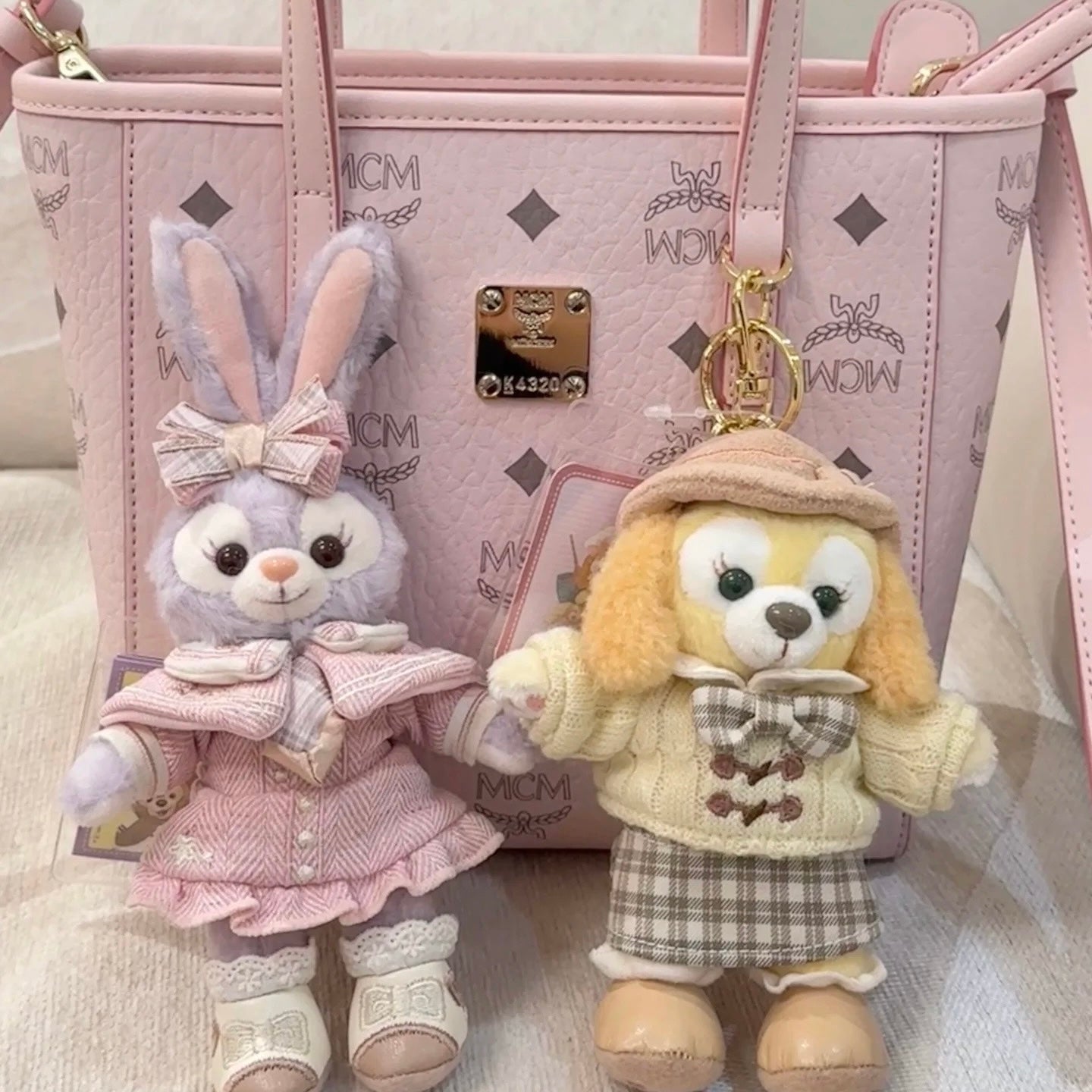 DISNEY | Shang Hai Disney StellaLou Mascot Holder Plush Keychain Bag Charm (Let’s Learn with Duffy and Friends)