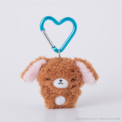SANRIO | Sugarbunnies Kurousa Fluffy Mini Mini Mascot Holder Plush Keychain 75mm (Cheek Squeeze)