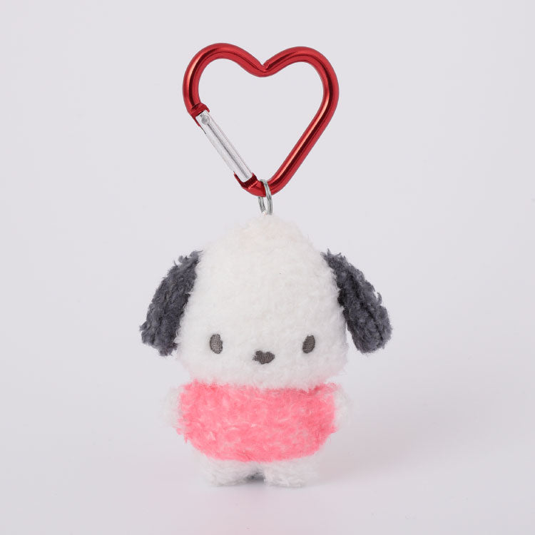 Sanrio | Fluffy Mini Mascot Holder Plush Keychain Pochacco 75Mm