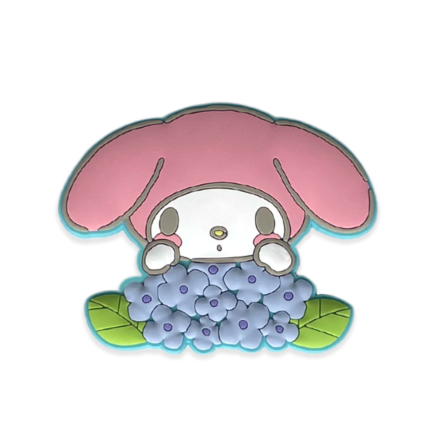 SANRIO | Japanese Seasons Rubber Magnet My Melody H44xW90×D3ｍｍ (Rainy Season - Hydrangea)