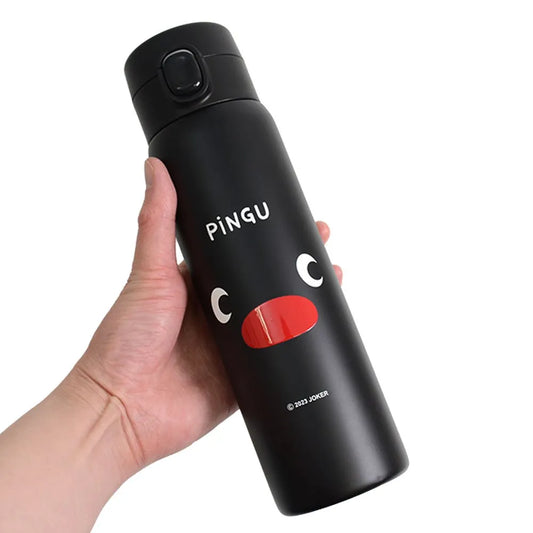 Pingu | Stainless One-Push Bottle 480m (Pingu)