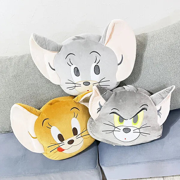 Tom and Jerry | Tuffy Face Die-cut Cushion 480×340×70mm