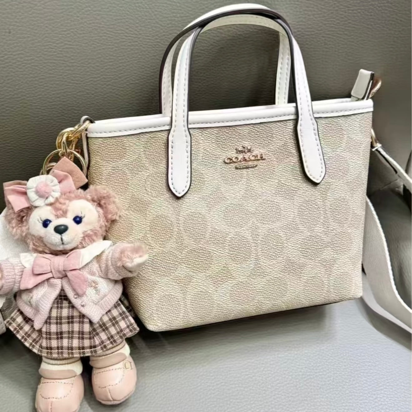 DISNEY | Shang Hai Disney ShellieMay Mascot Holder Plush Keychain Bag Charm (Let’s Learn with Duffy and Friends)