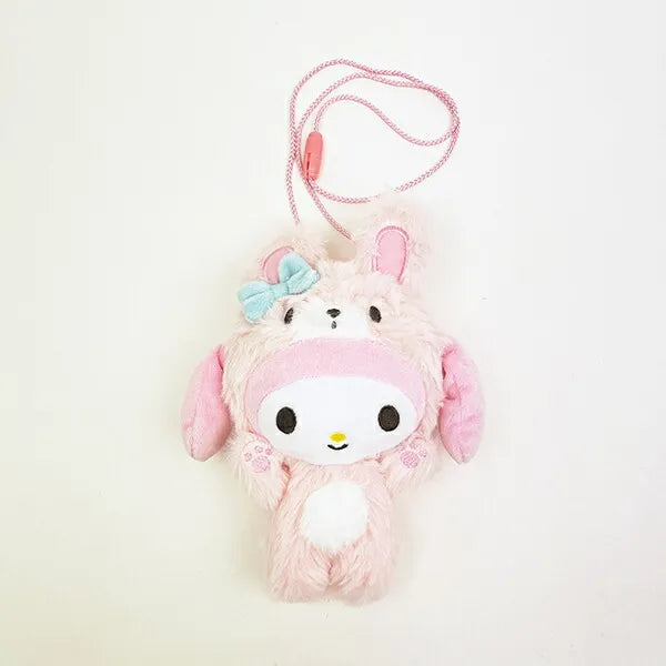 SANRIO | My Melody Plush Neck Pouch 128x200x70mm (Cheers Banzai Series)