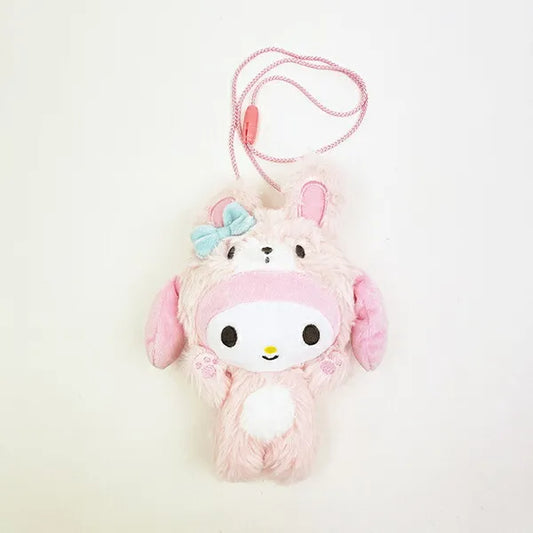 SANRIO | My Melody Plush Neck Pouch 128x200x70mm (Cheers Banzai Series)
