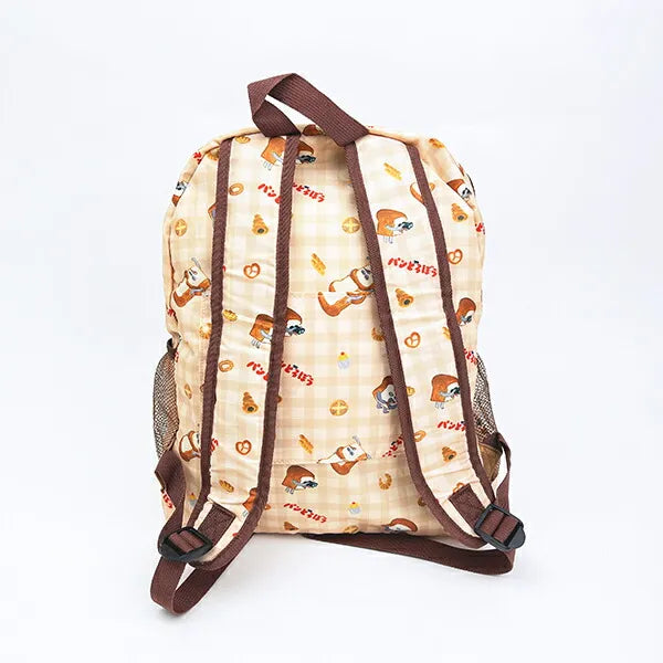 BREAD DOROBO | Travel Folding Backpack 390×310×190mm (Light Brown Gingham)