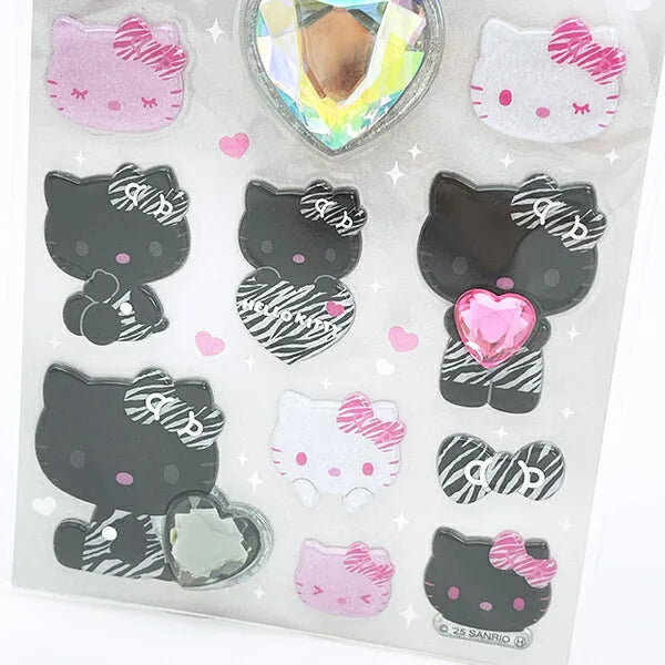 SANRIO | Hello Kitty Glitter Rhinestone Stickers 200x90mm