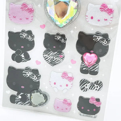 SANRIO | Hello Kitty Glitter Rhinestone Stickers 200x90mm