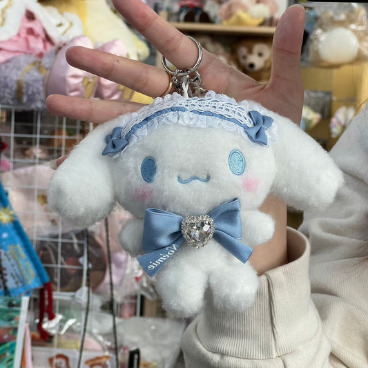 Sanrio X Noemie | Cinnamoroll Mascot Holder 12.5Cm 日本三丽鸥 联名款 限定玉桂狗 毛绒挂件/包挂/爱心扣