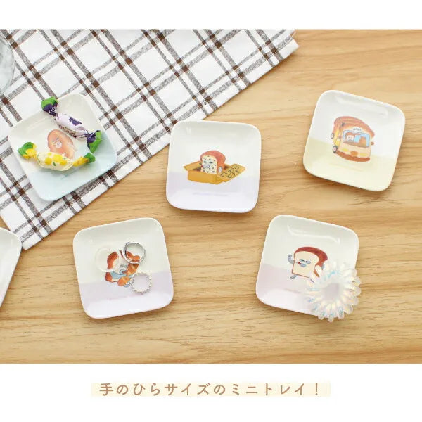 BREAD DOROBO | Secret Mini Plate Blind Box 82×82×10mm