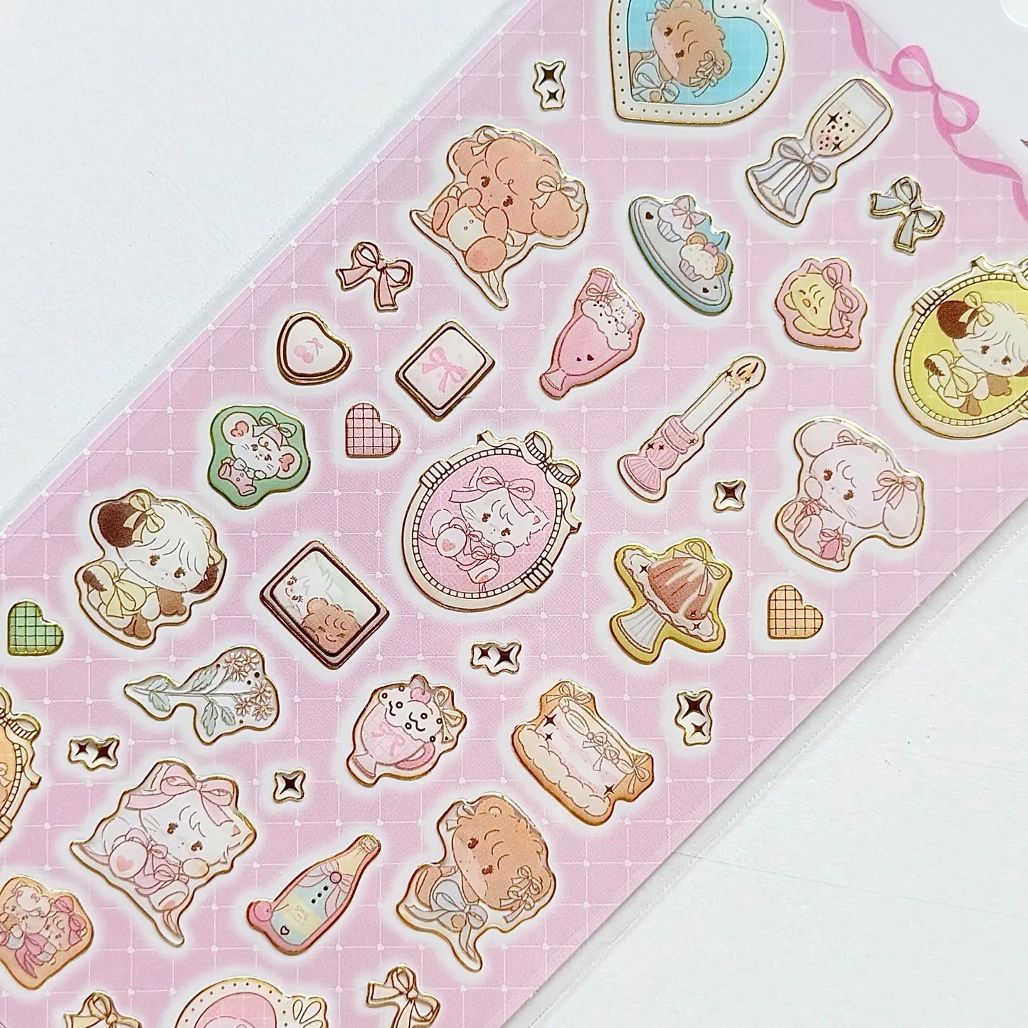 Mikko | Lil ala mode Clear Stickers 202x94mm