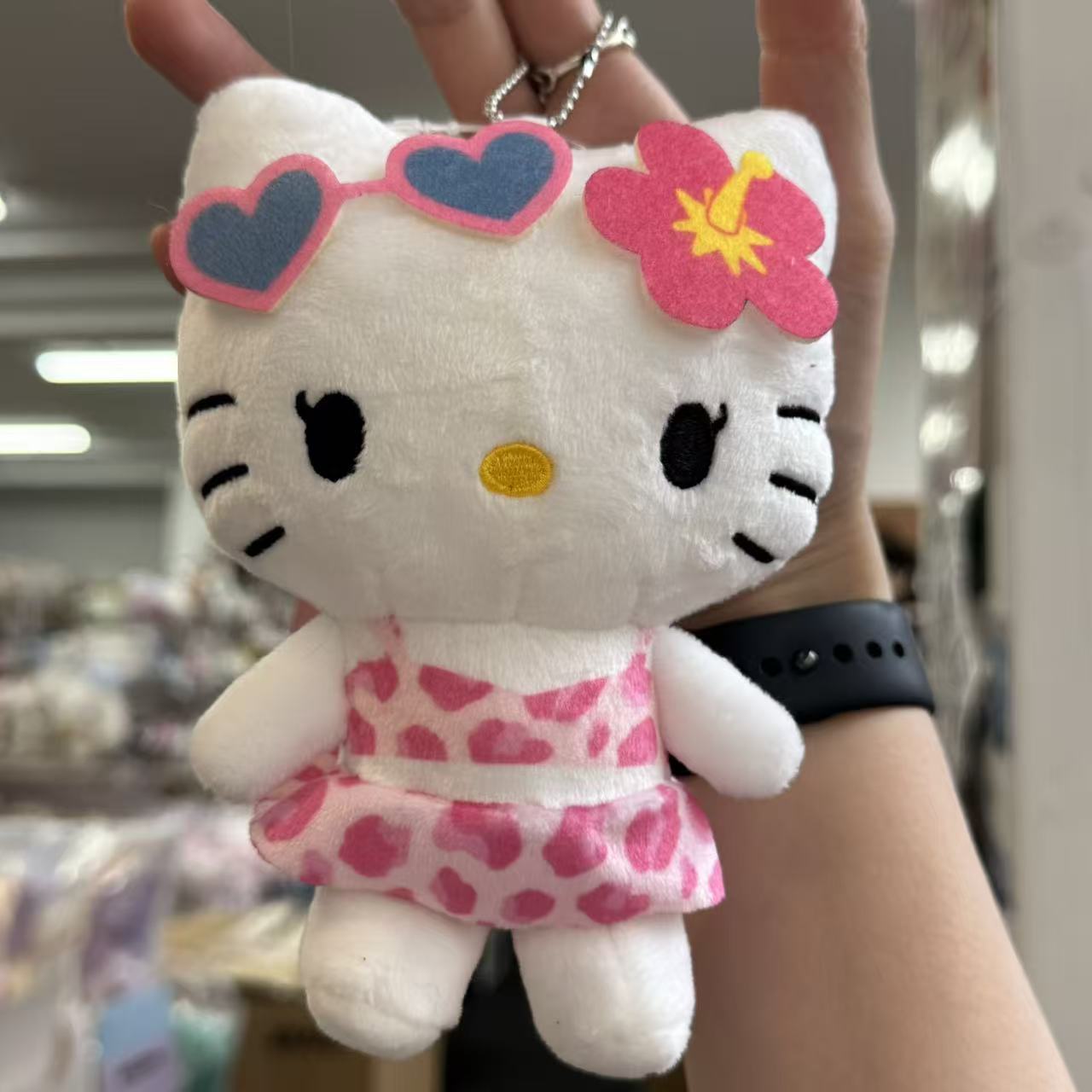 Avail x Hello Kitty | Mascot Holder Plush Keychain Bag Charm (Leopard)