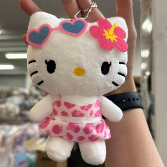 Avail x Hello Kitty | Mascot Holder Plush Keychain Bag Charm (Leopard)