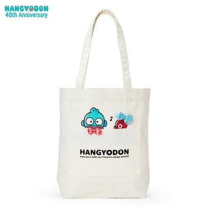 SANRIO | Hangyodon Tote Bag 38×11×37cm (40th Anniversary Happy Life)