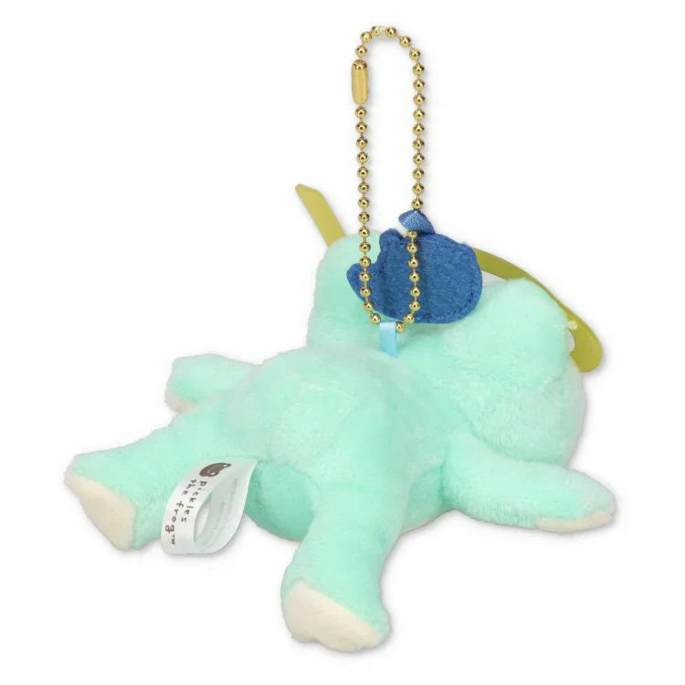 Pickles the Frog | Plush Keychain Mascot Holder H6×W9.5×D10.5cm (Sea Friends Snorkel)