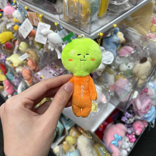 【Any two for 10% off】Yukio | Mascot Holder Plush Keychain W45×H105mm (Melon)