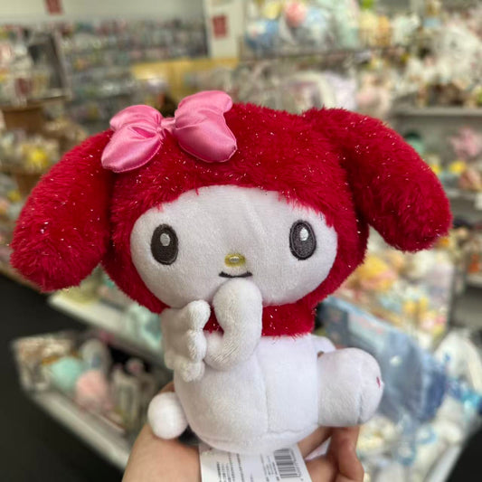 SANRIO | My Melody - Red Sitting Plush Toy Plush Doll 198×164×112mm (Angel and Devil Serie)