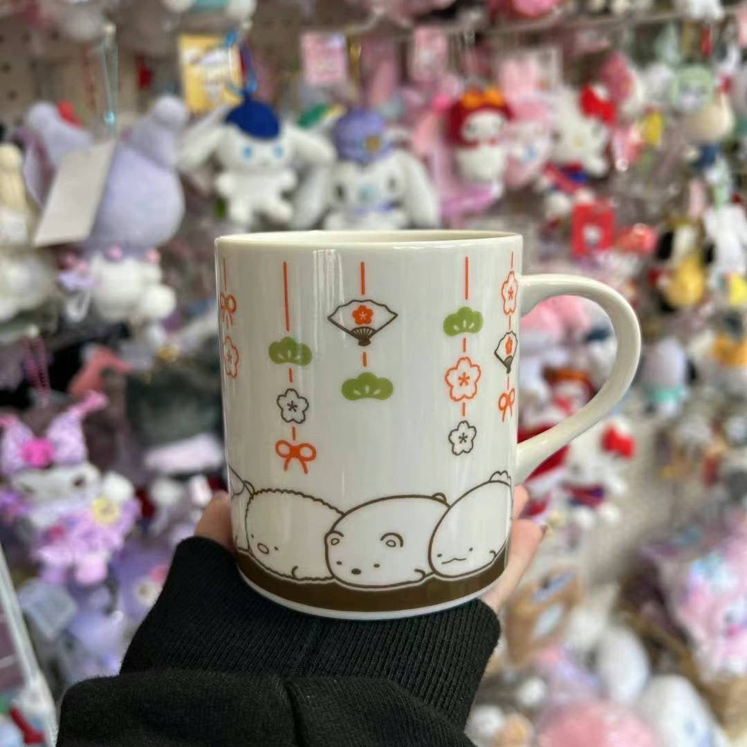 San - X | Summiko Gurashi Mug Limited 角落生物 京都限定 陶瓷马克杯 白色趴趴