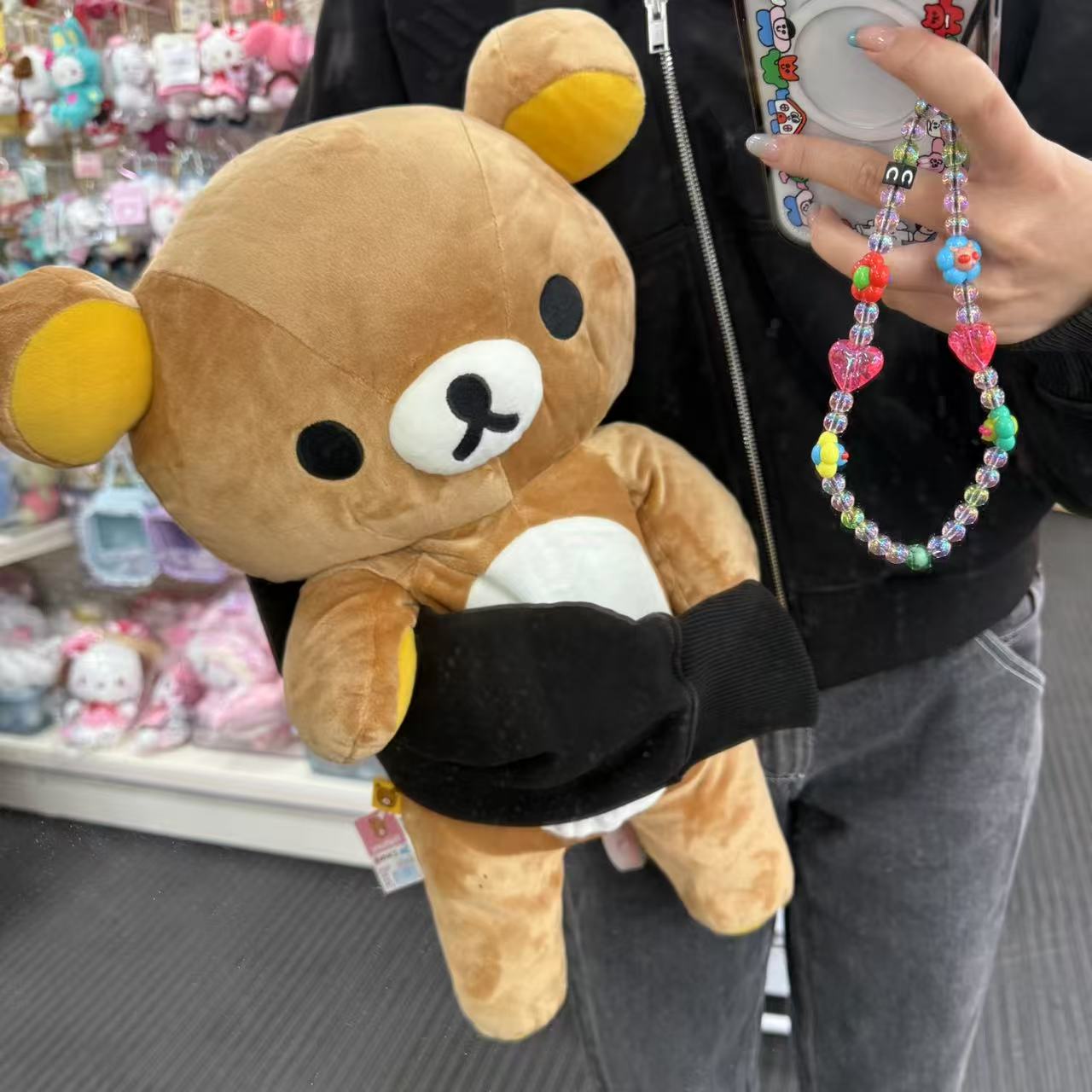 【Pick up only】SAN-X | Rilalkkuma Plush Toy L 500x350x160mm