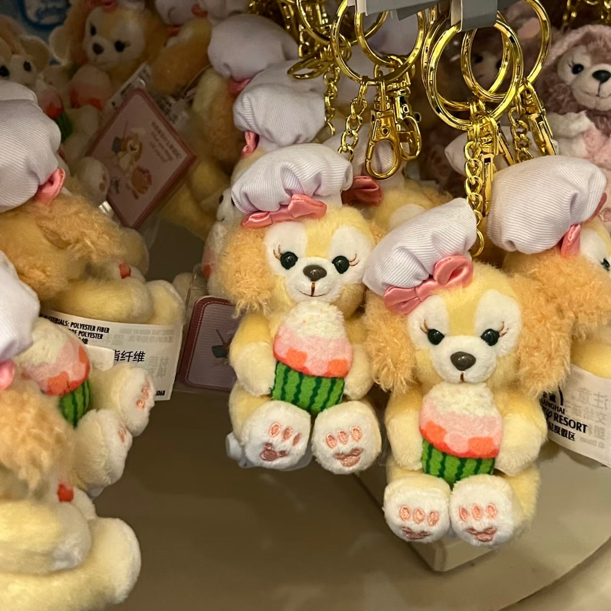 Disney | Shang Hai Disneyland Mascot Holder Plush Keychain Cookieann (Duffy And Friends Afternoon