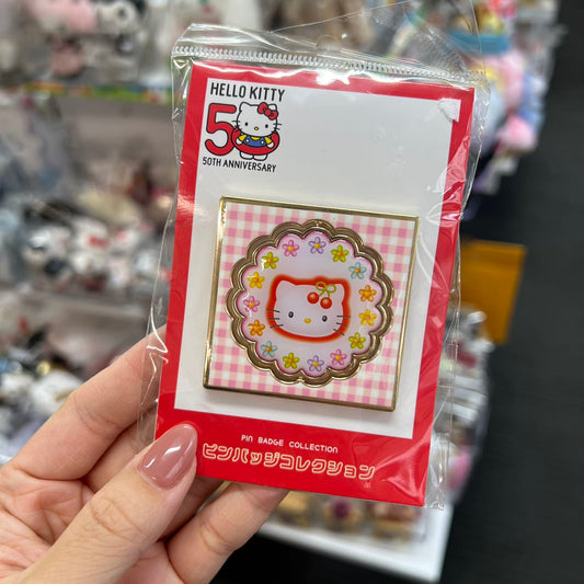 Sanrio | Hello Kitty 50Th Anniversary Pin Badge Collection (Bloosom)