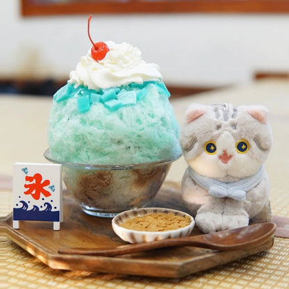 Mewji Sitting Cat Mascot Holder Gift Box //