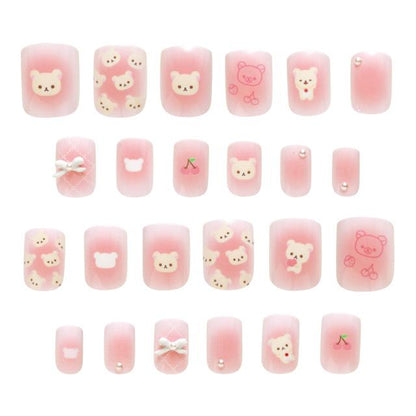 SAN-X | Rilakkuma Makeup Nail Tips 135×65×20mm (24 sheets)