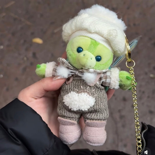 DISNEY | SHANG HAI DisneyLand OluMel Mascot Holder Bag Charm Keychain (Duffy and Friends Little Companions)