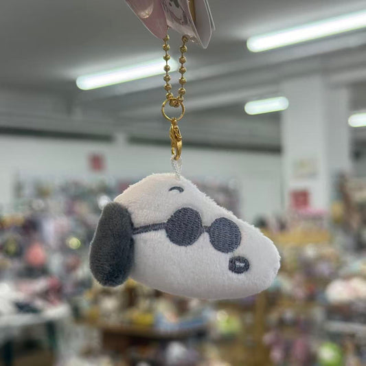 PEANUTS | SNOOPY Mini Face-shaped Mascot Holder Keychain 130×65×20mm