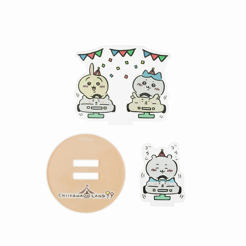 【Made In Japan】Chiikawa | Acrylic Stand H52×W60×D50Mm 吉伊卡哇 亚克力摆件/桌面摆件（游乐园系列）