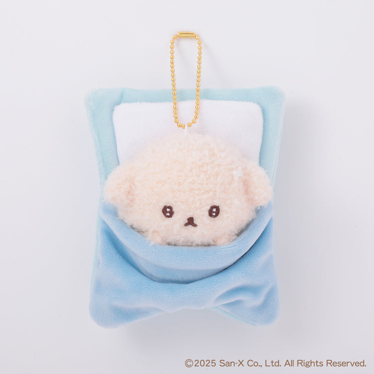 SAN-X | Ishiyowa-chan/Ishiyowachan Futon Pass Case Plush Keychain Bag Charm H120×W110×D55mm