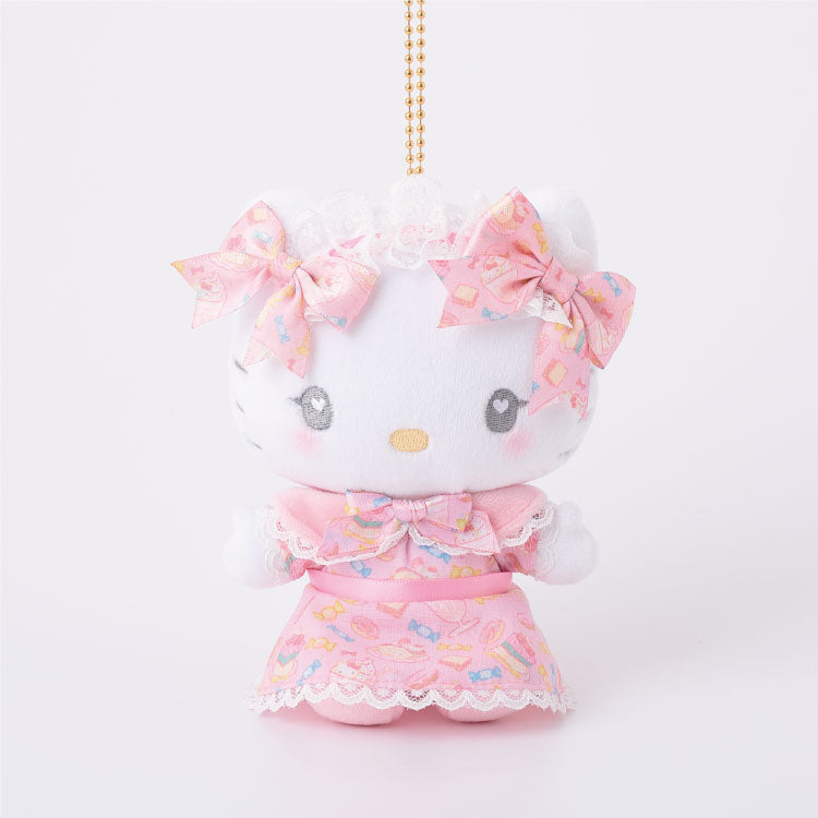 SANRIO | Hello Kitty Mascot Holder Plush Keychain Bag Charm 100mm Approx. (Romantic Sweets)