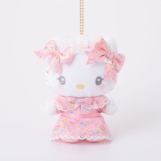 SANRIO | Hello Kitty Mascot Holder Plush Keychain Bag Charm 100mm Approx. (Romantic Sweets)