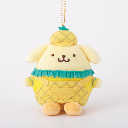 Sanrio | Pom Purin Plush Keychain Mascot Holder 10Cm (Pineapple)