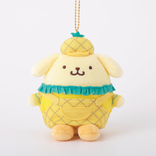 Sanrio | Pom Purin Plush Keychain Mascot Holder 10Cm (Pineapple)