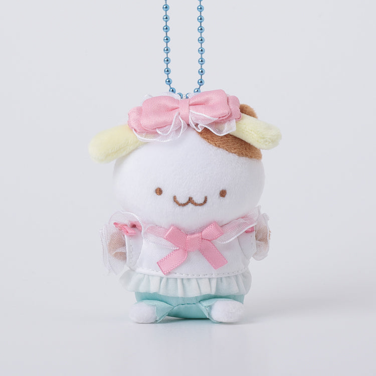 SANRIO | Pompompurin Muffin Squishy Mascot Holder Bag Charm Keychain 60mm Approx. (Hospitality Party)