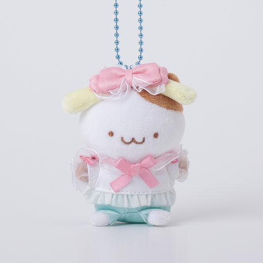 SANRIO | Pompompurin Muffin Squishy Mascot Holder Bag Charm Keychain 60mm Approx. (Hospitality Party)
