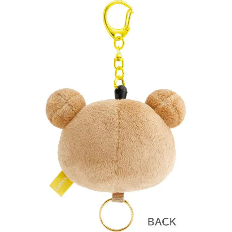 SAN-X | Rilakkuma Mascot Reel Keychain Mascot Holder Bag Charm 55×55×45mm