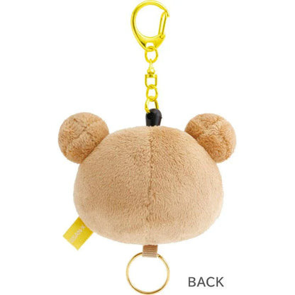SAN-X | Rilakkuma Mascot Reel Keychain Mascot Holder Bag Charm 55×55×45mm