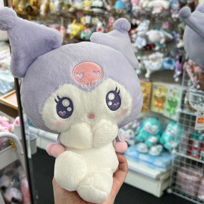Sanrio | Iroiro Face Tehepero Plush Toys/Keychain /// Purple-Plush Doll 23*22*11.5Cm