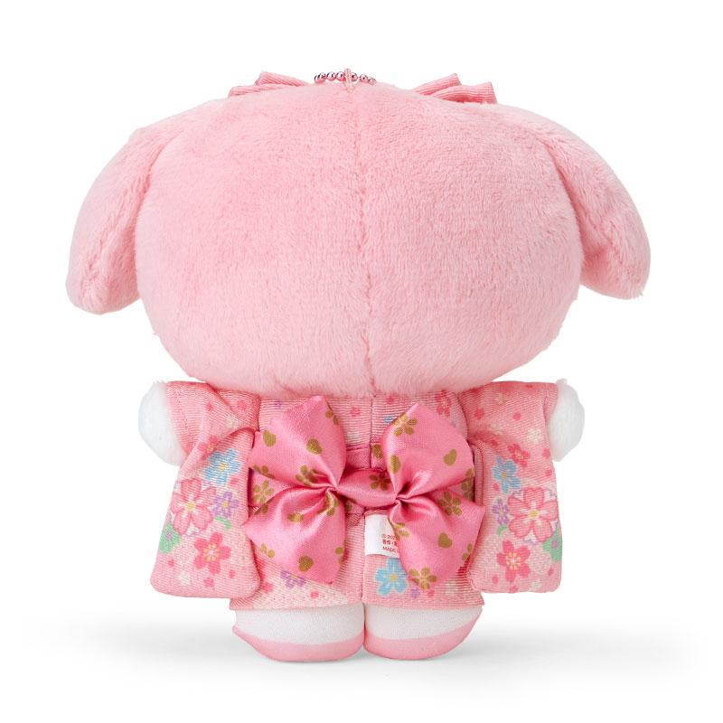 Sanrio | My Melody Mascot Holder Plush Keychain 14×7×15Cm (Kimono/ Sakura 2024)