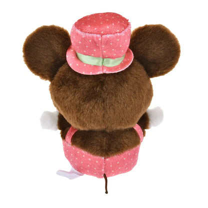 DISNEY | Mickey Mouse Urupocha-chan Plush Doll H12×W12.5×D8cm (STRAWBERRY COLLECTION)