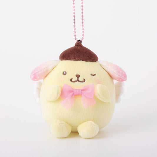 Sanrio | Pom Purin Plush Keychain Mascot Holder 10Cm (Angel)