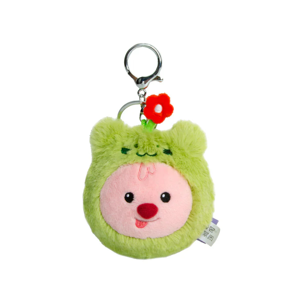 Loopy | Mascot Holder Plush Keyring 9 X 10.5Cm Frog
