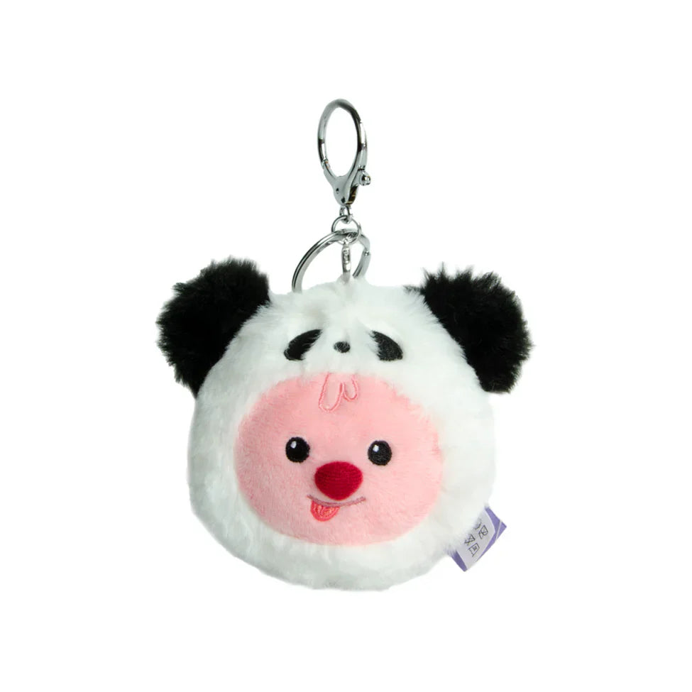 Loopy | Mascot Holder Plush Keyring 9 X 10.5Cm Panda