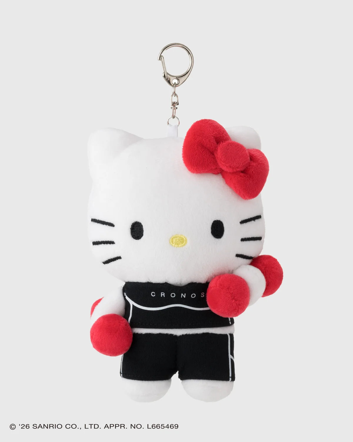 CRONOS × HELLO KITTY | Mascot Holder Bag Charm Keychain (Red)
