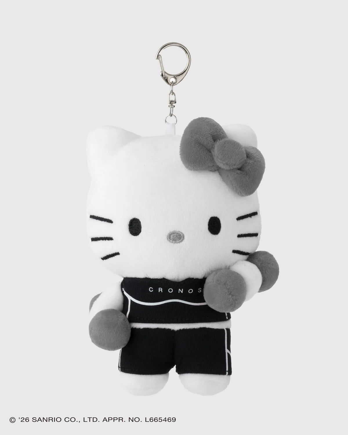 CRONOS × HELLO KITTY | Mascot Holder Bag Charm Keychain (Black)