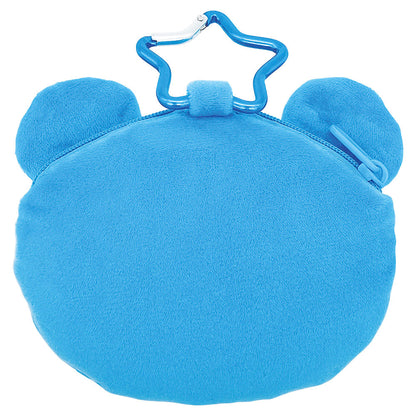 Angel Blue | Face-shaped Pouch Plush Keychain H12.2×W9×D6.5cm (Smile)