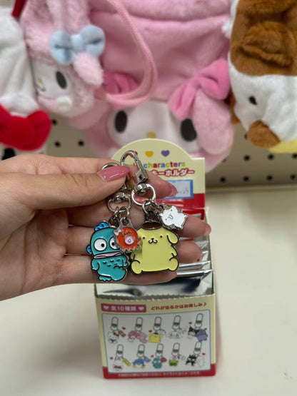 SANRIO | Secret Key Holder Keychain Blind Box 78x67x10mm (Together With Favorite Friends)