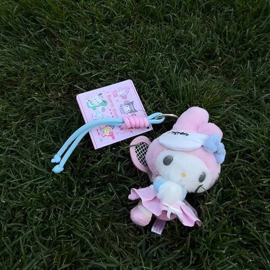 SANRIO CHN | My Melody Mascot Holder Bag Charm Plush Keychain (Tennis)
